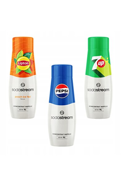 Other Sodastream Lipton Ice Tea Piersică + Pepsi + 7up concentrate, pachet de 3