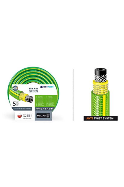 Cellfast FURTUN DE GRĂDINĂ VERDE ATS 1/2" 50m *