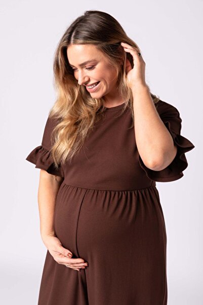 Style The Bump Lılyana Tulum Kahverengi