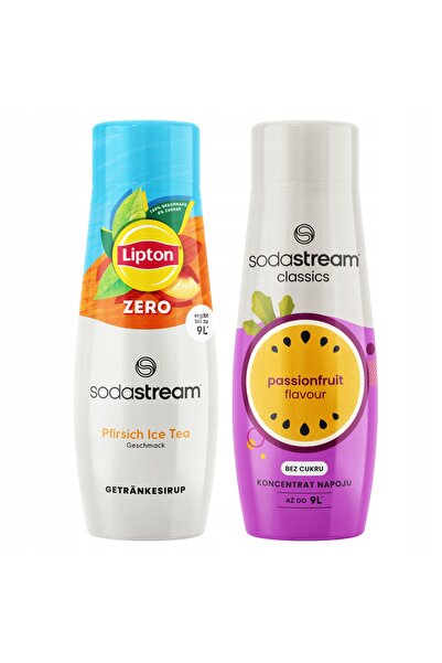 Other 2x SodaStream Lipton Ice Tea Piersică fără zahăr Sirop + Fructul pasiunii