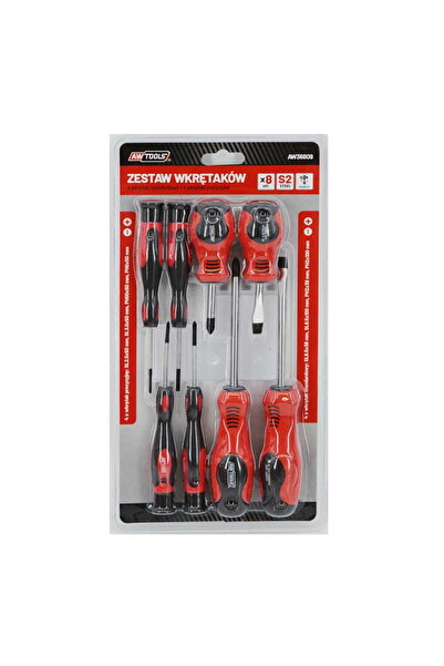 AwTools SET ȘURUBELNIȚE BLISTER S2 / 8 buc.