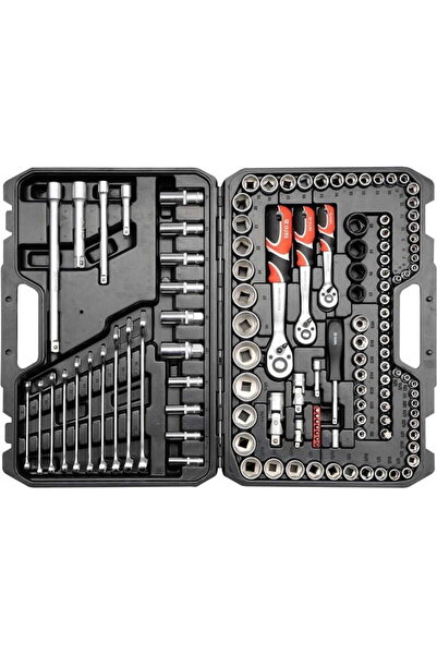 yato ΣΕΤ ΚΛΕΙΔΙΩΝ 1/4 ", 3/8 ", 1/2 " 120 τεμάχια. XL 38801