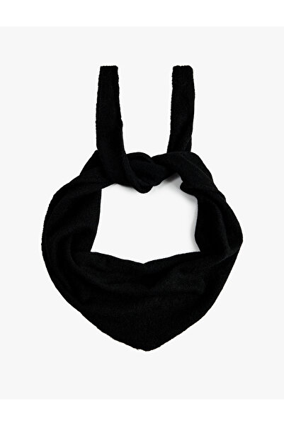 Koton Asymmetrical Cut Basic Knitwear Long Scarf