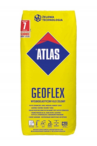 Other Klej żelowy wysokoelastyczny Atlas Geoflex C2TE 22,5 kg mrozoodporny