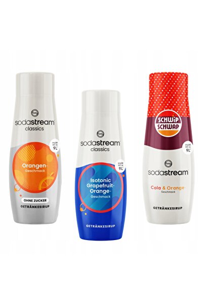 Other Set de 3 concentrate Sodastream Orange Zero + Isotonic + Schwip Schwap