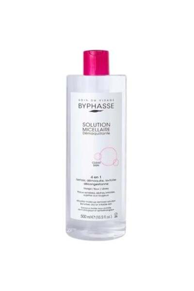 BYPHASSE مزيل مكياج ماء ميسيلار 4 في 1 من فايفيس - 500 مل