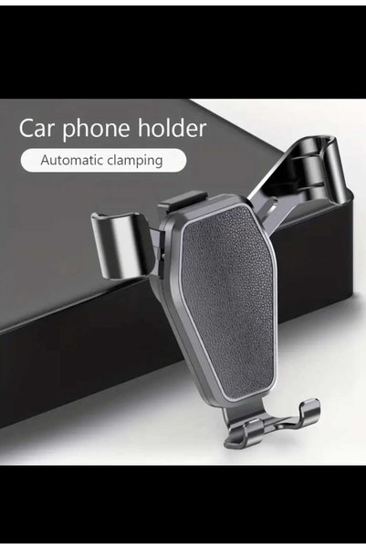 OEM Suport auto universal, pentru telefon, sistem de sustinere in 3 puncte a telefonului, negru