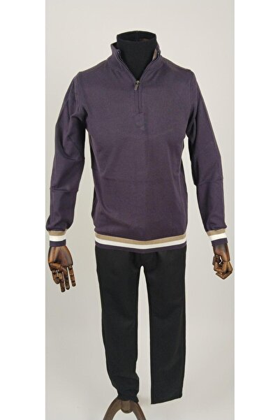 FATOSH KUTO Premium Brand Premium Half Zip Collar Sweater