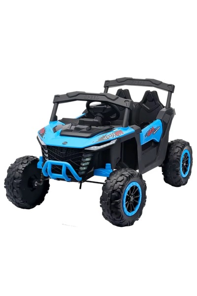 Nichiduta Masinuta electrica de teren pentru copii Super UTV Blue cu telecomanda 2.4G,acumulator 12V
