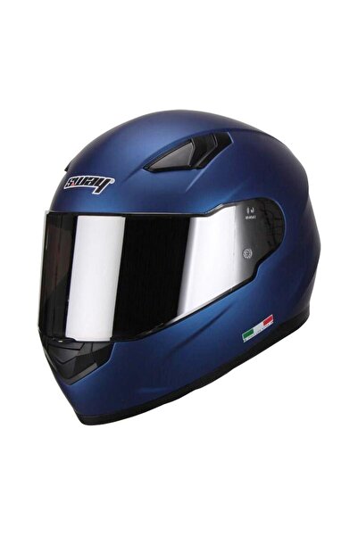 Sway 816 Mat Metalic Blue Full Face Motosiklet Kaskı