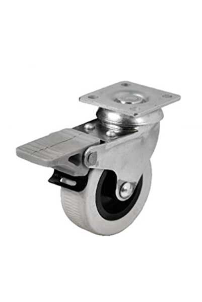 MegaVitrin Hts Furniture Caster with Swivel Plate and Brake 52 mm Code 254 | ...