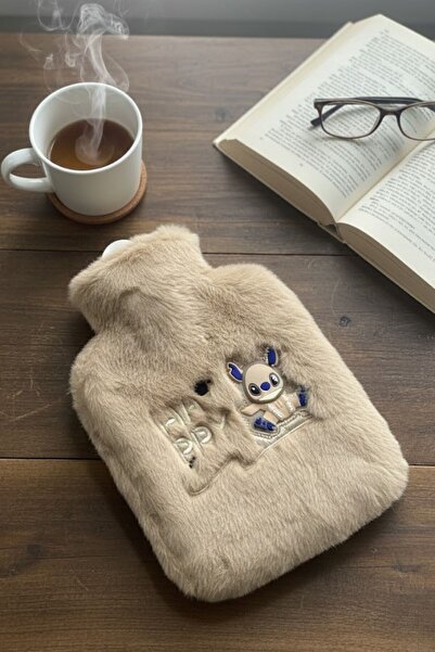 Buffer ® Mutlu Robot Hayvan Figürlü Peluş Sıcak Su Torbası 1 Lt – Yumuşak Kılıf, Uzun Süre Sıcak Tuta