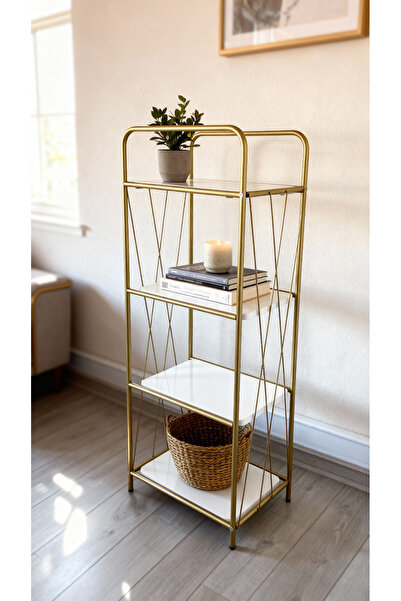 Fec Reklam Elysium Dekoratif Raf Mobilya Kitaplık Dekoratif Banyo Metal Mobil...