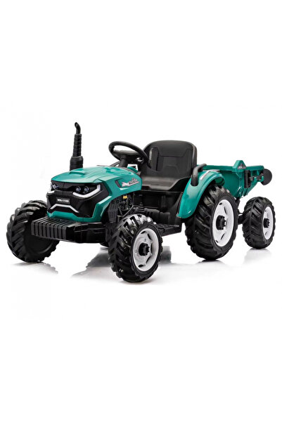 Nichiduta Tractor cu remorca Speed Track Green,acumulator 24V8Ah,2 motoare x 775w,roti EVA,scaun din