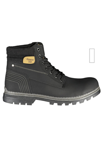 Carrera Black men's boots, model CAM73302V, with laces and logo, urban casual style, 41