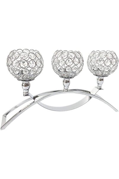 Arabest Crystal Candle Holders,Centerpieces for Living Room, Tables Living Ro...