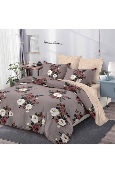 Pucioasa Bed linen for double bed 2 people Pucioasa, 6 pieces, Finet, DREAM-0265