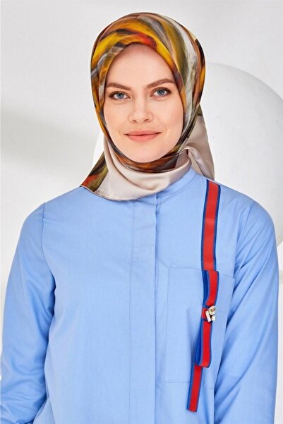 Armine Eșarfă din mătase Sura din seria Nostalgia 8339DS-36 Model mixt 36-ver...