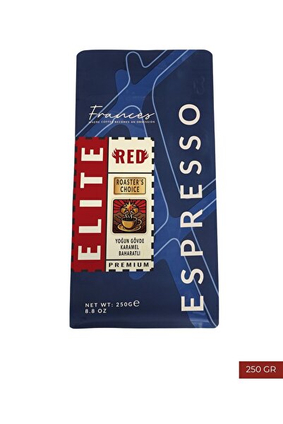 FRANCES %100 Arabica Elite Red| Espresso | 250 GR | Yüksek Yoğunluk