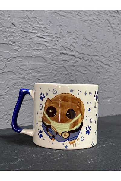 Kırtasiye Ofisi Sad Sad Hamster-Occupation: Veterinariannavy Blue Handle Prim...