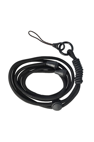 SEP Snur textil pentru telefon mobil Negru