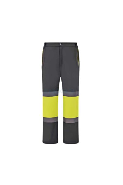 Izrasa Smp-G Yellow Softshell Fabric Technical Contrast Pants