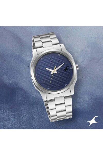 FASTRACK Analog Round Metal Watch for Men - 3255SM01 - 46.5 mm