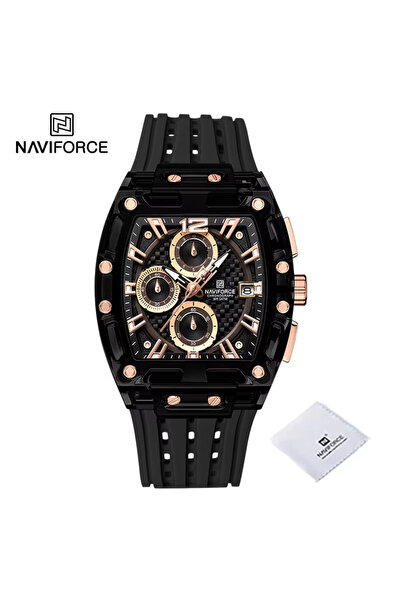 Naviforce BRGB - ساعات كوارتز متعددة الوظائف جديدة للرجال، عصرية، رياضية، كرو...
