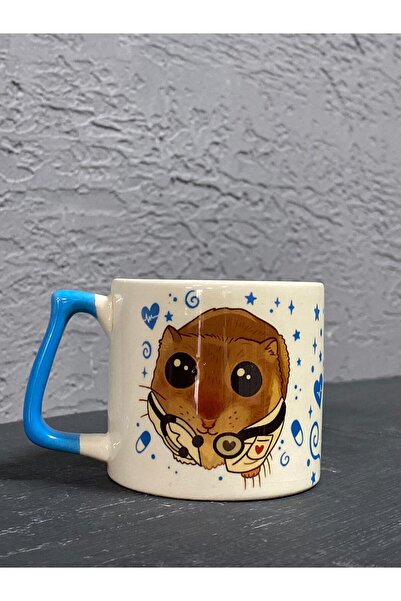 Kırtasiye Ofisi هواية الهامستر الحزين الذي يشعر بالحزن: طبيب، كوب هدية للمكتب...