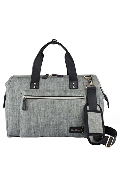 Little Story Diaper Bag with Changing Mat - Gray
