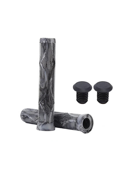 Choice RUBBER-GRAY ODI Silicone Bicycle Handlebar Grip 160mm Extended MTB Cuf...
