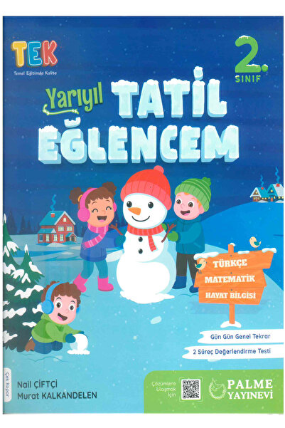Palme Yayınevi 2.SINIF TEK YARIYIL TATİL EĞLENCEM *YENİ MAARİF MODELİ*