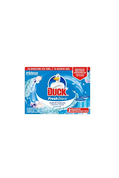 DUCK Set 2 rezerve odorizant wc ventuze, fresh disc Marine