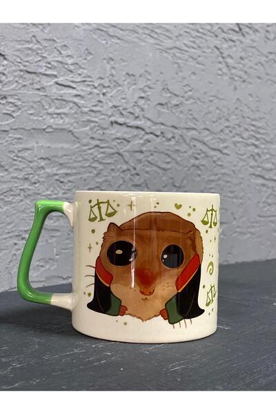 Kırtasiye Ofisi كوب هدية للمكتب بتصميم هامستر مبتهج وحزين يرتدي زي المحامي مع...