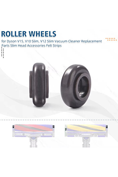 Choice D3603 أصلي لمكنسة دايسون V10 V12 V15 الدوارة، عجلتان كبيرتان، عجلتان ج...