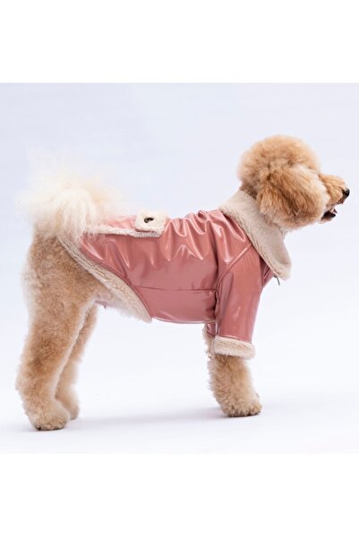 Peluş yakalı ceket