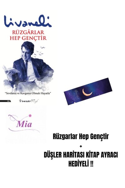 Karma Kitaplar Rüzgarlar Hep Gençtir + DÜŞLER HARİTASI KİTAP AYRACI HEDİYELİ !!