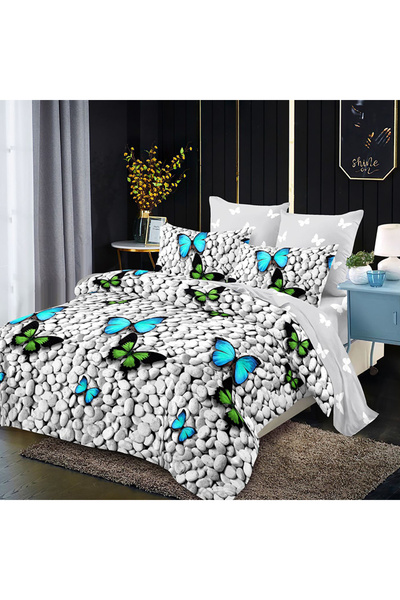 Pucioasa Bed linen for double bed 2 people Pucioasa, 6 pieces, Finet, DREAM-0230