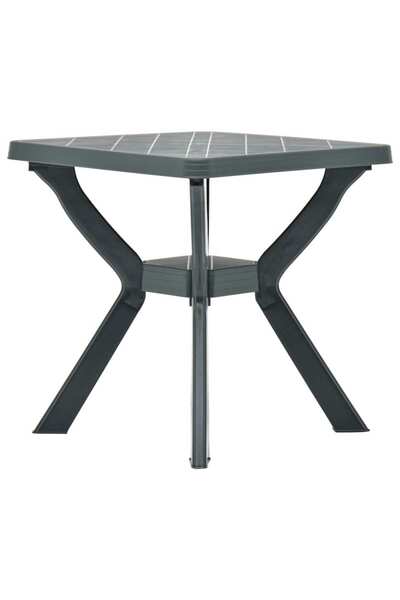 vidaxl Bistro Table Green 70x70x72 cm Plastic