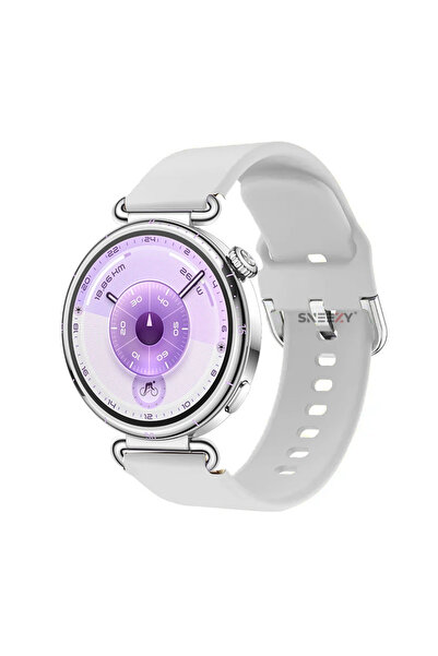 Sneezy حزام سيليكون ناعم من PureLux متوافق مع ساعة هواوي Watch GT6 مقاس 41 ملم