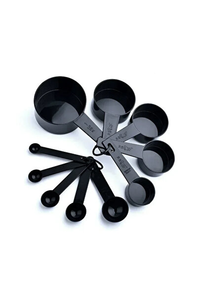 Choice ١٠ قطع ٥/١٠ قطع أدوات قياس للمطبخ أكواب وملاعق قياس، مغرفة سكر، مغرفة ...