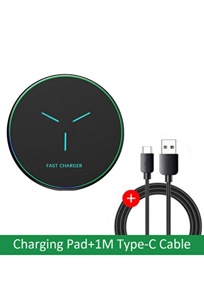 Choice6 شاحن لاسلكي خفيف من فيكيفون، أسود اللون، مزود بكابل، بقوة 100 واط، من...