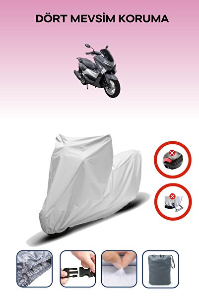 Breen Gray Rear Bag Lock Incompatible Apec Apx5 Compatible Motorcycle Tarpaul...