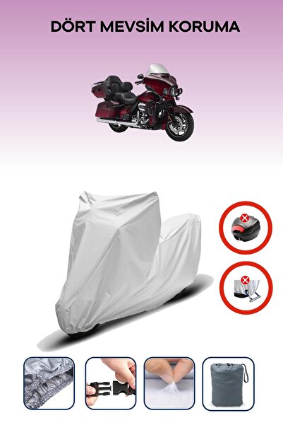 Breen Grey Rear Bag Lock Incompatible Harley-Davidson Cvo Ultra Limited Compa...