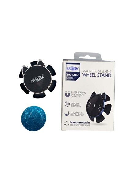 Roomlyne حامل هاتف مغناطيسي لعجلة القيادة بتصميم قطة من RASTEC BC1257