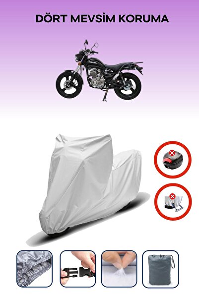 Breen Gray Rear Bag Lock Incompatible Mondial Vulture I-E Compatible Motorcyc...