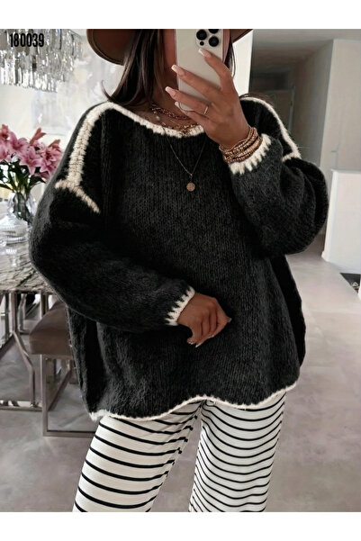 Modayakamoz Noul sezon Tricotaj pentru femei Bluză cu mânecă lungă Decolteu b...