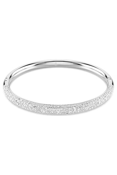 Swarovski Sublima Bileklik, Kar pavé, Beyaz, Rodyum kaplama