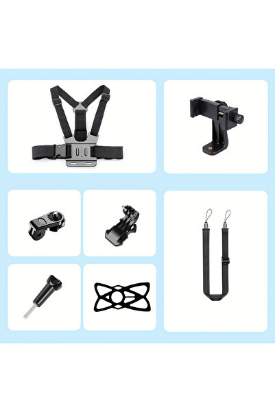 Choice حامل هاتف صدري قابل للتعديل 7 في 1، مناسب لجميع أنواع الهواتف المحمولة...