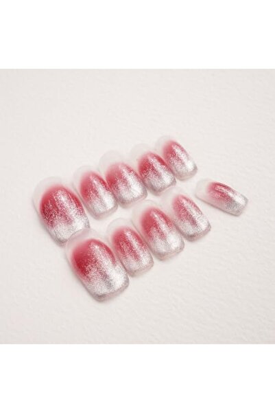 bolivia's Handmade 100% Press-On Gel False Nails - Reusable Salon-Quality Acrylic (Square, Glossy)